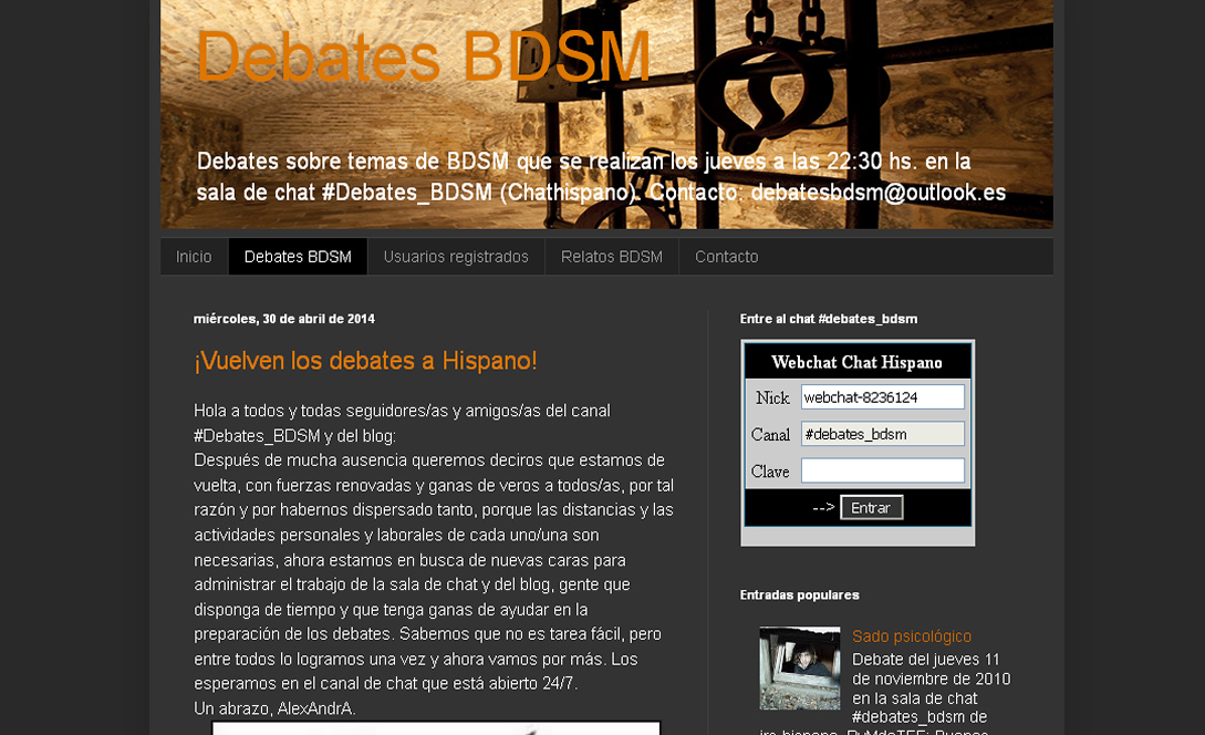 Debates Bdsm